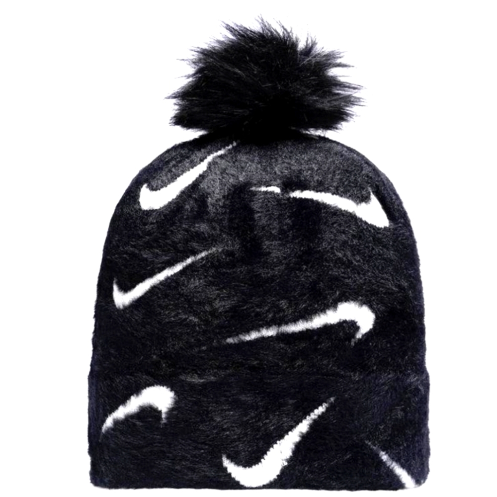 Nike Black Fur Beanie